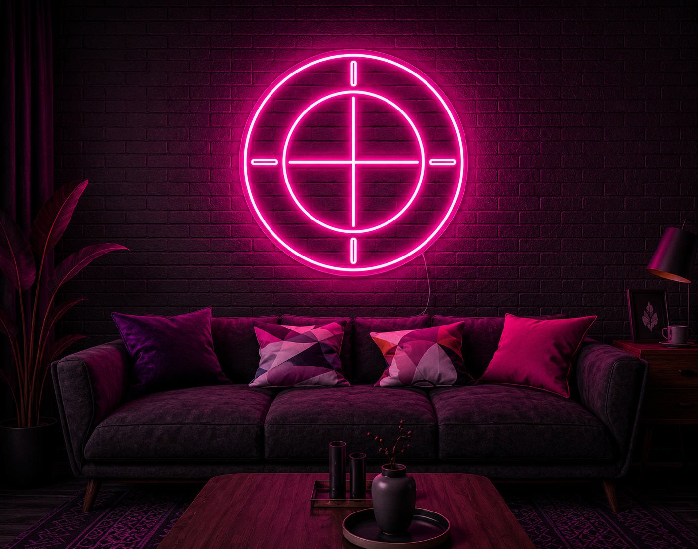 BW monster neons sign