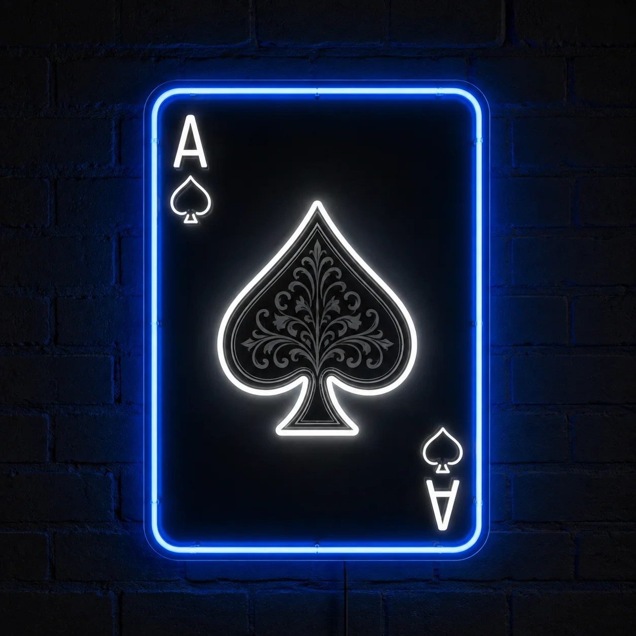 Ace of Spades LED Neon Sign