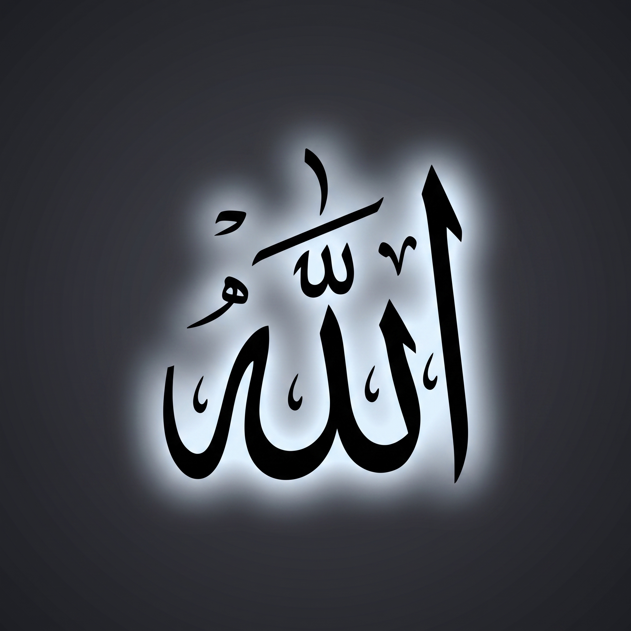 Allah Arabic Calligraphy LED Neon Wall Sign