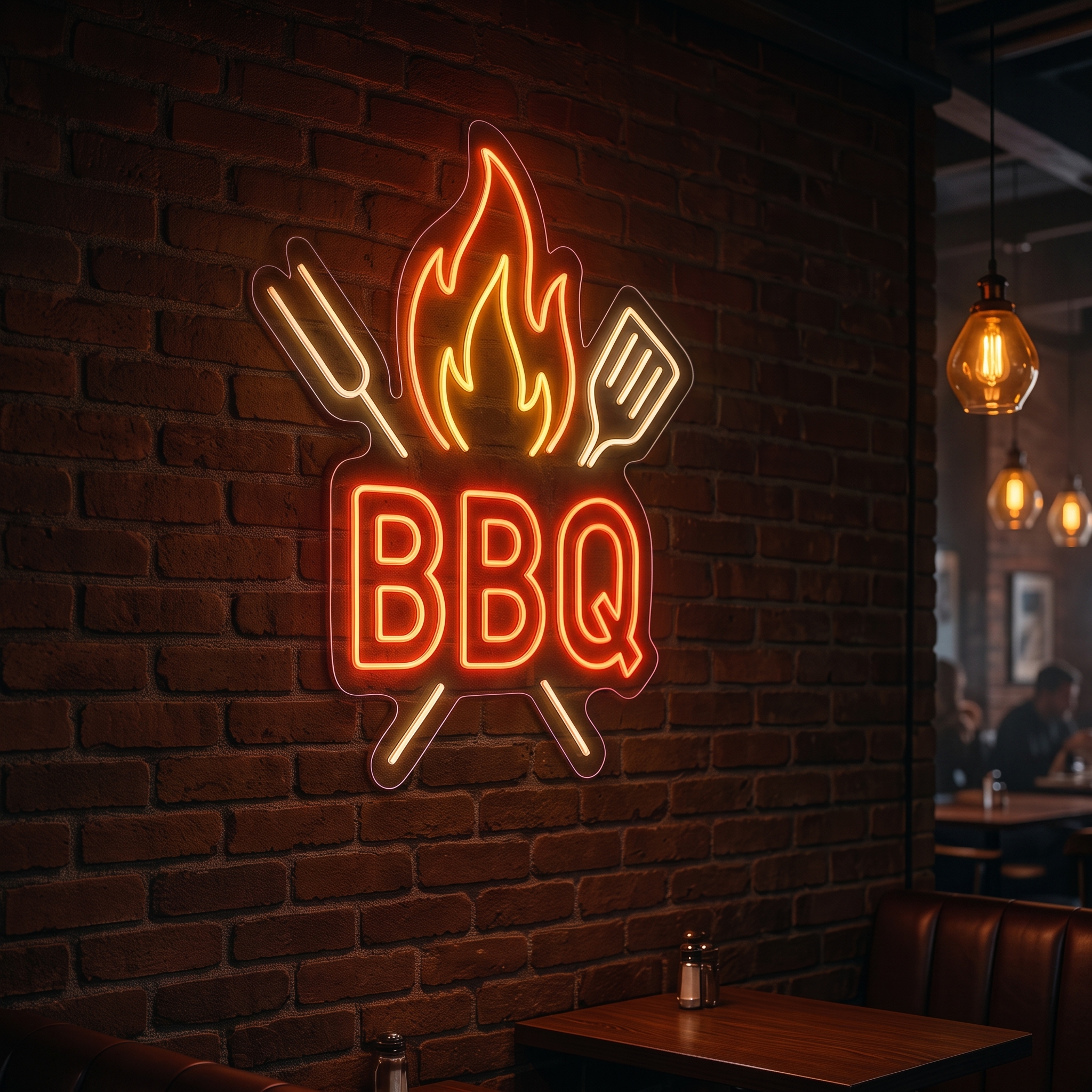 BBQ Grill LED Neon Sign