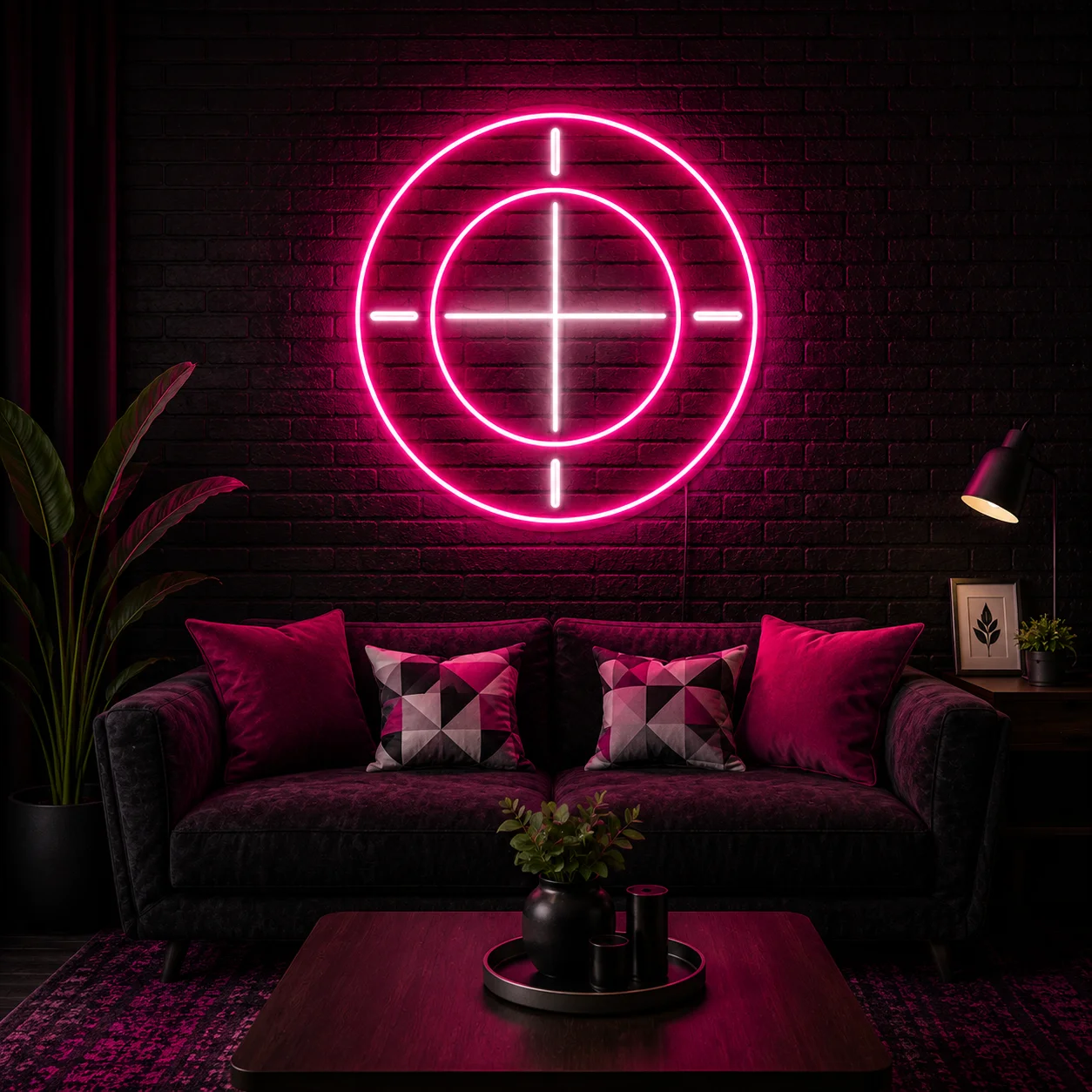 BW monster neons sign