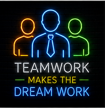 Team work make the dream work
