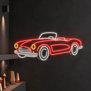 Classic Convertible Car LED Neon Sign