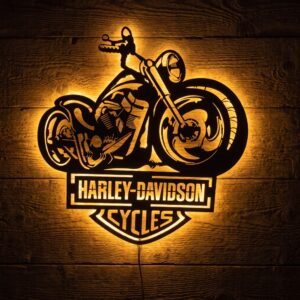Classic Cruiser Motorcycle LED Neon Sign