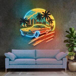 Classic Muscle Car LED Neon Sign