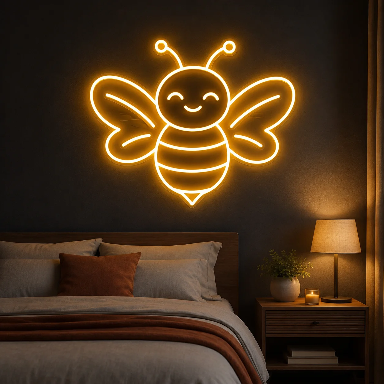 Honey Bee LED Neon Sign