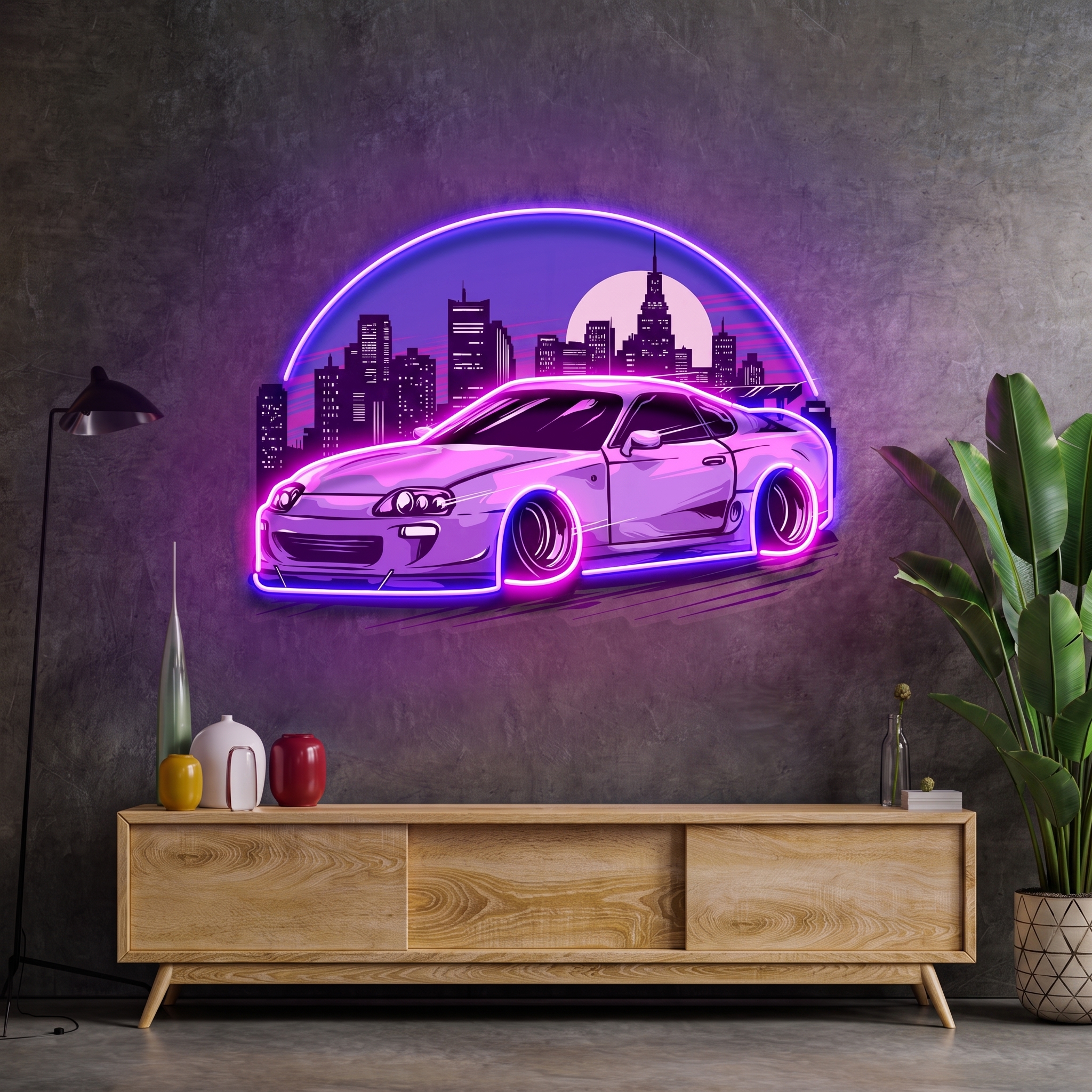 JDM Sports Car Skyline LED Neon Sign