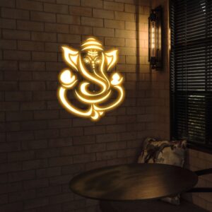 Lord Ganesha LED Neon Wall Sign