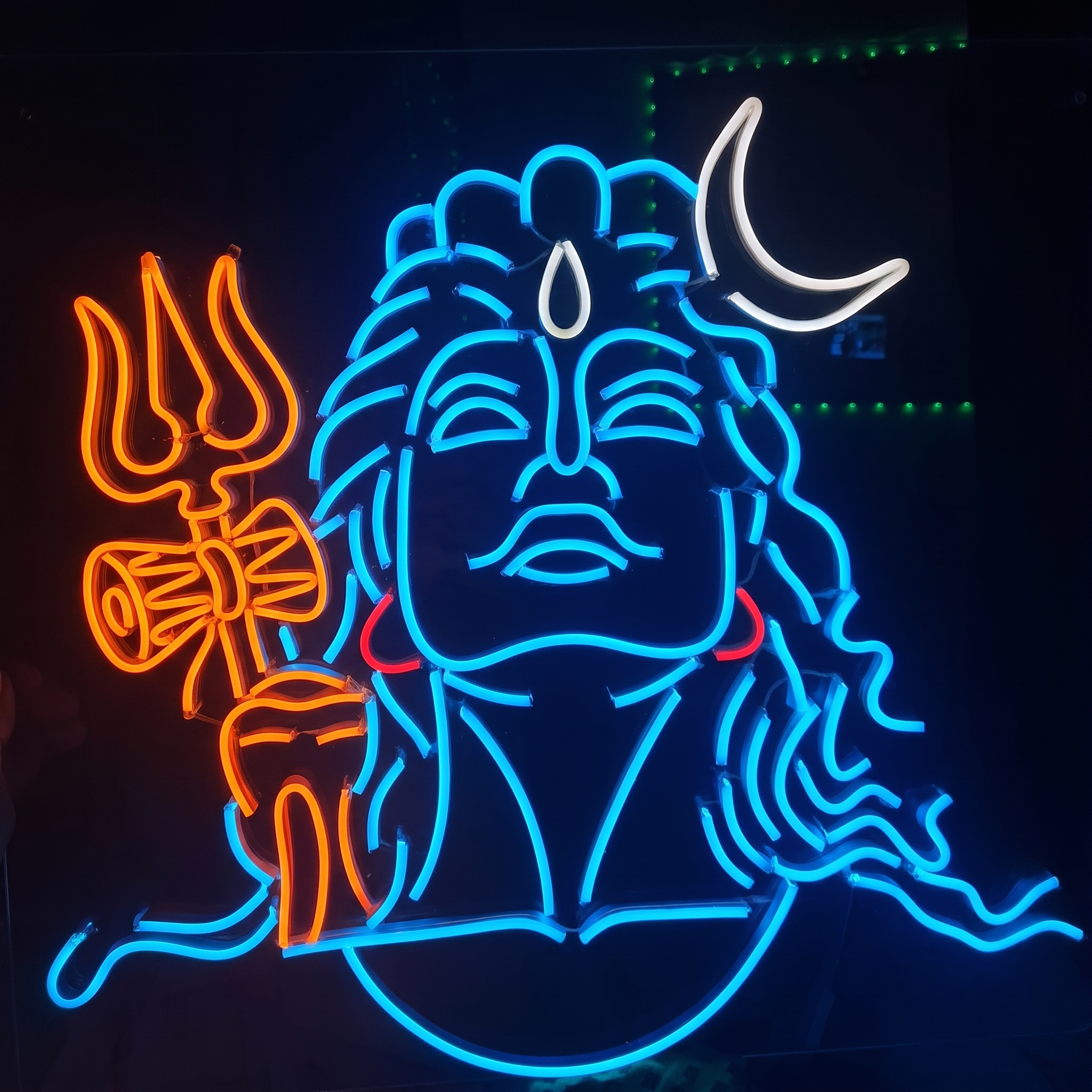 Lord Shiva LED Neon Wall Sign