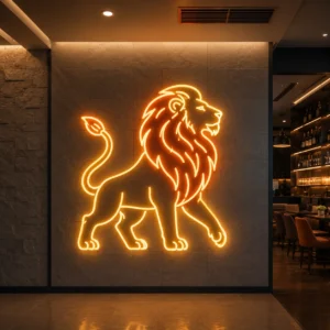 Majestic Lion LED Neon Sign