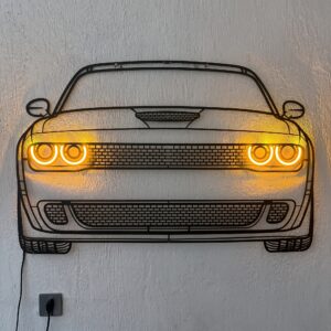 Muscle Car Front View LED Neon Sign