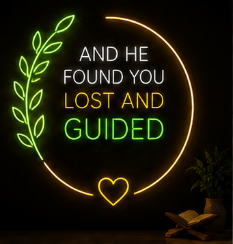 And he found you