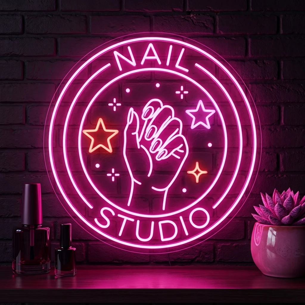 Nail Studio LED Neon Sign