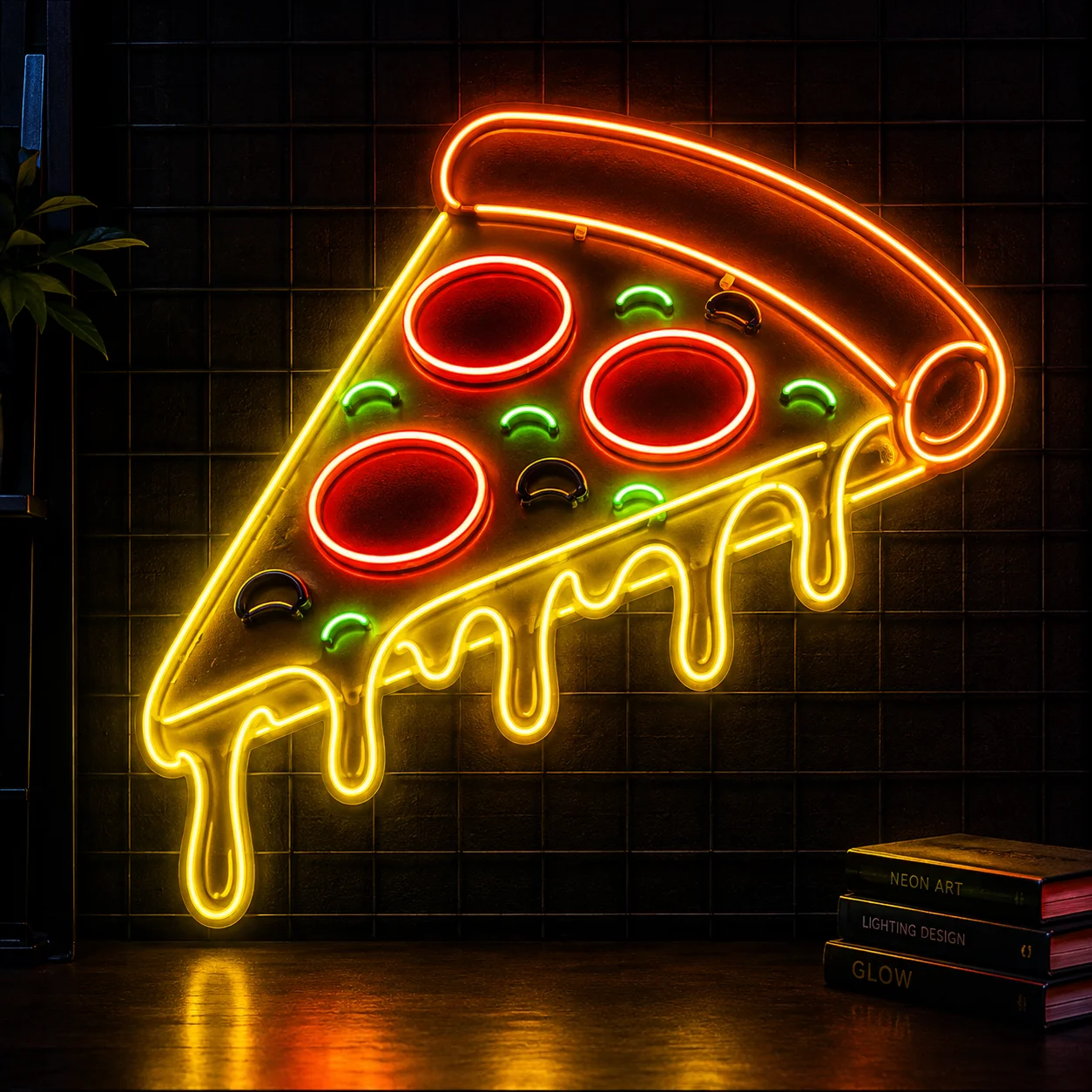Pizza UV sign