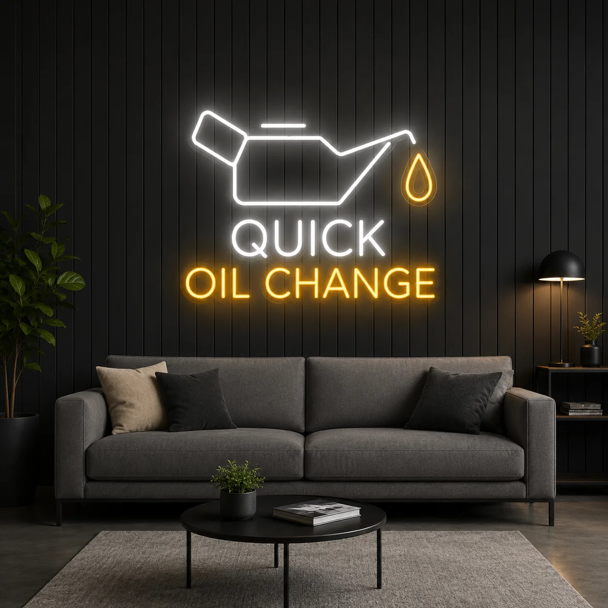 Quick Oil Change LED Neon Sign