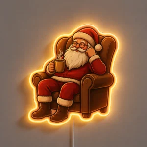 Relaxed Santa LED Neon Sign