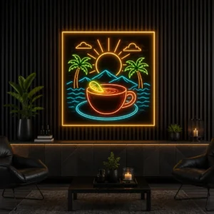 Tropical Coffee LED Neon Sign
