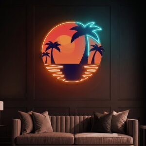 Tropical Sunset LED Neon Sign