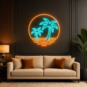 Tropical Sunset LED Neon Sign