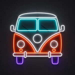 Vintage Camper Van LED Neon Sign