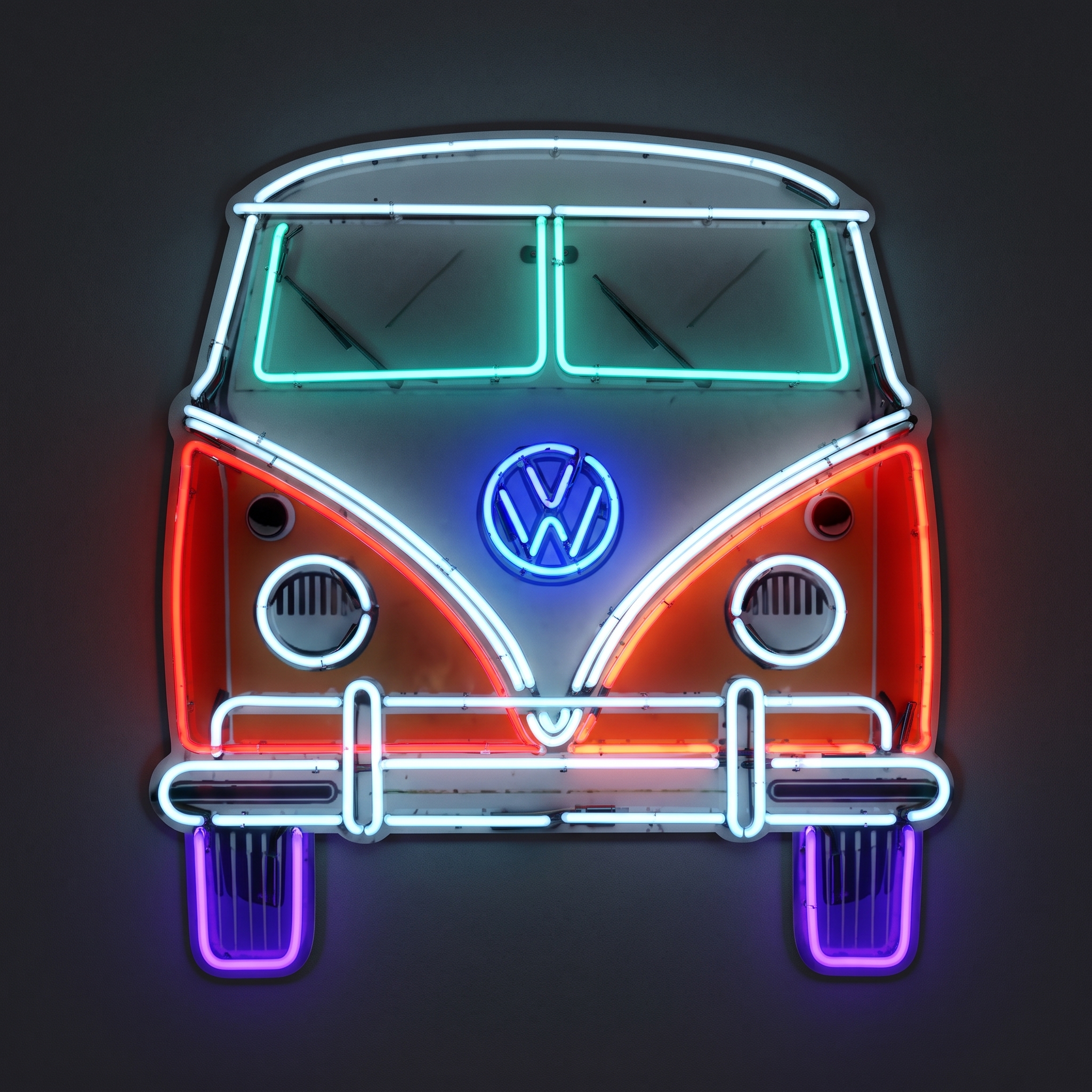 Vintage Camper Van LED Neon Sign