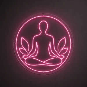 Zen Meditation Neon LED Wall Light