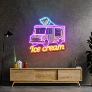 Ice Cream Truck LED Neon Sign
