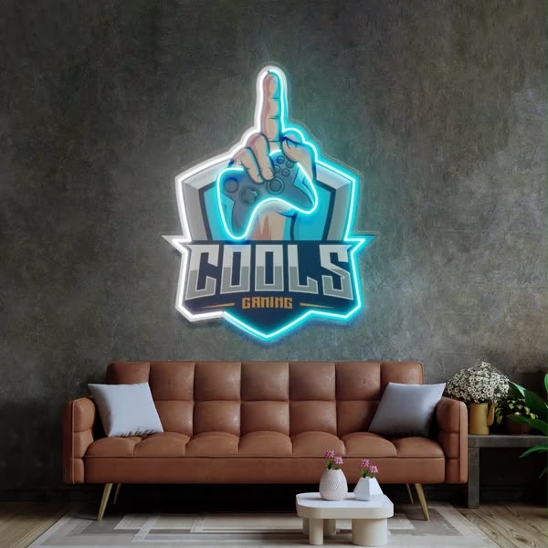 Cools Gaming Controller LED Neon Sign